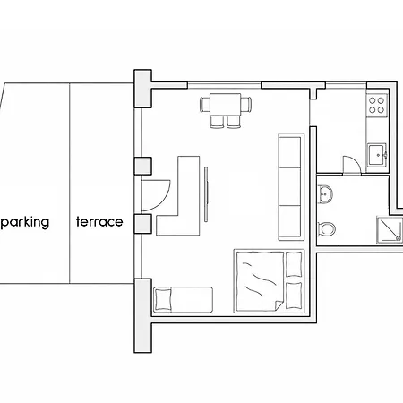 Slunne V Centru Jen 150m Od Lanovky, S Vlastnim Parkovanim A Malou Terasou, Wifi, Sat, Rekuperace, Vybavena Kuchyne A Moderni Koupelna S Prackou Apartament *